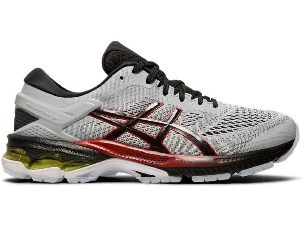 Asics Hardloopschoenen Heren, GEL-KAYANO Grijs/Zwart - Asics Schoenen Outlet | B7265814-QD